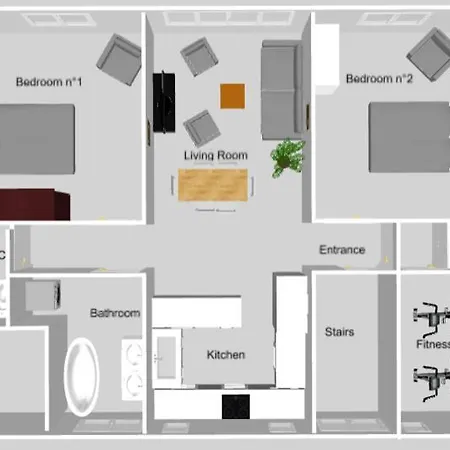 Le Cinquante-deux De Charme アパート ランス